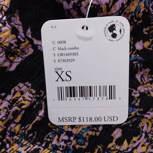 NWT Free People That Moment Maxi Boho Print Dress Size XS $118 - Picture 6 of 8